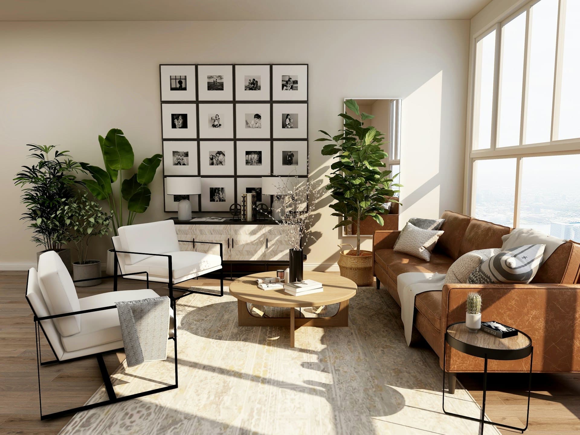 A warm, beautifully appointed Atlanta home